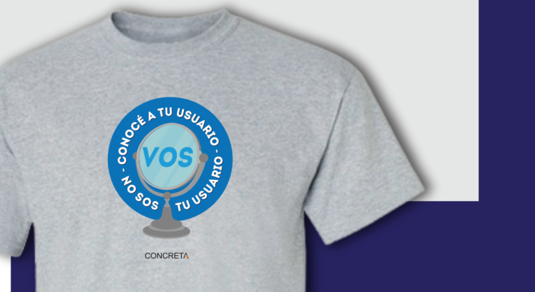 Camiseta Conoce a tu usuario: VOS no sos tu usuario