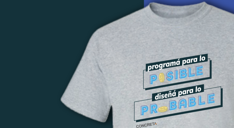 Camiseta Programá para lo posible, Diseñá para lo probable