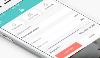 Filtros en un dispositivo móvil