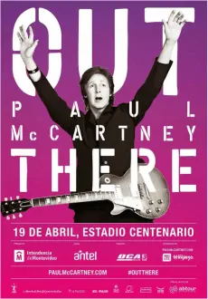 afiche Paul McCartney montevideo 1