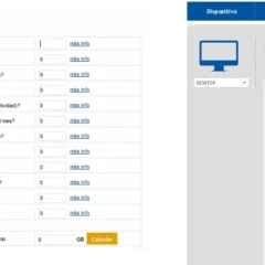 comparacion de calculadoras de uso de internet
