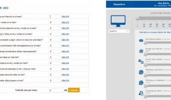 comparacion de calculadoras de uso de internet