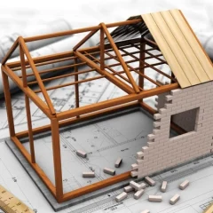 construyendo una casa ilustracion
