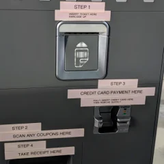 error de usabilidad en maquina de pago de estacionamiento