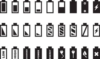 Iconos de batería