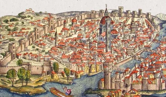 Grabado de la ciudad de Florencia en el siglo XV