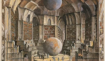 la bibiliteca de babel de Jorge Luis Borges