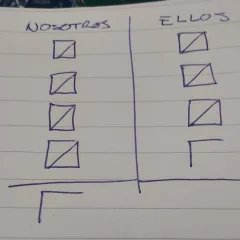 Anotando en el truco