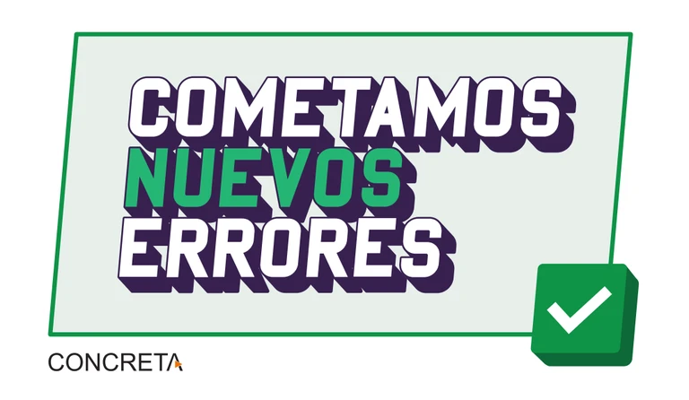 Cometamos nuevos errores