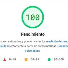 nivel de rendimiento de descarga en 100