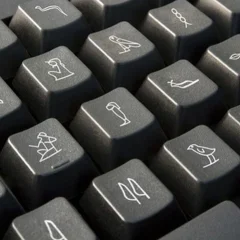 teclado para jeroglíficos