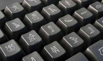 teclado para jeroglíficos